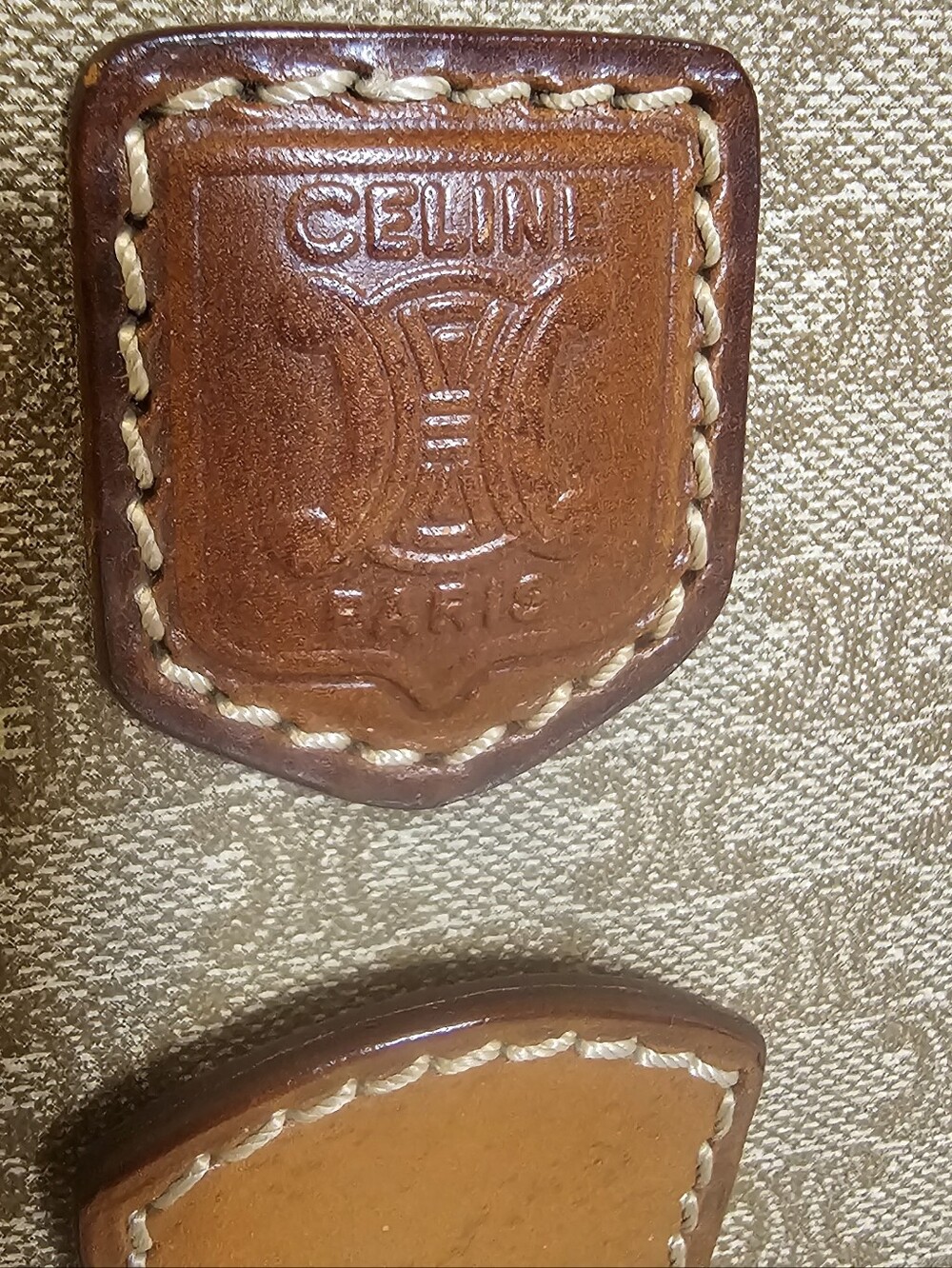 Celine Macadam Triomphe Clutch Bag With Dustbag Insert And Chain - Picture 4 of 16